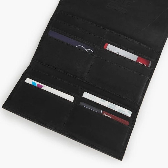 Able Kene Handmade Leather Wallet - Picture 2 of 3